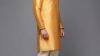 AED 123, Sunshine Yellow Silk Blend Straight Kurta