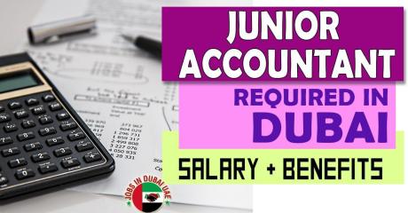 Junior Accountant Required in Dubai