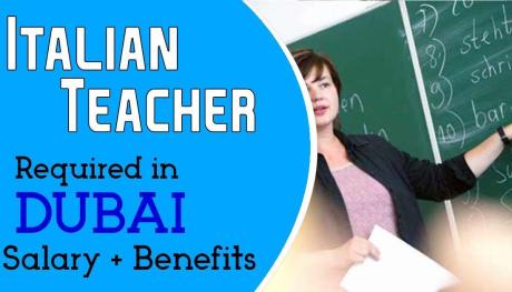 Italian Teacher Required in Dubai
