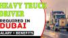 Heavy Truck Driver Required in Dubai