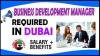 Business Development Manager Required in Dubai