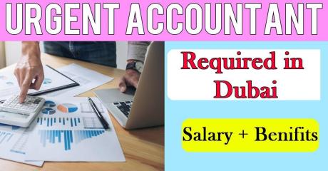 Urgent Accountant Required in Dubai