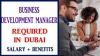 Business Development Manager Required in Dubai