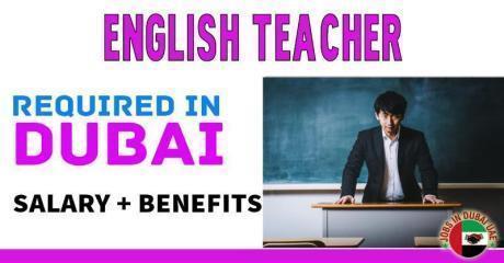 English Teacher Required in Dubai