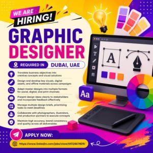 Graphic Designer Required in Dubai