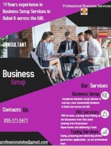 Business Setup Consutant/Adviser