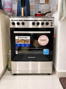 Stainless Steel Gas Range with Oven