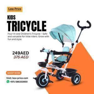 AED 225, Sturdy And Colorful Tricycle For Kids - Great Deal