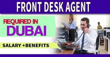 Front Desk Agent Required in Dubai