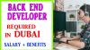 Back End Developer Required in Dubai