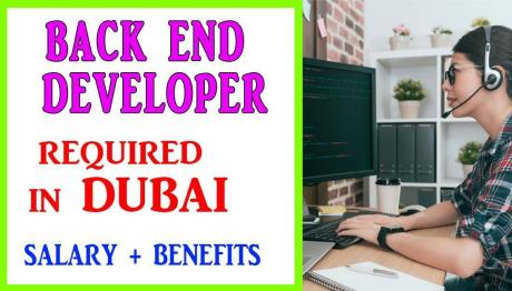 Back End Developer Required in Dubai