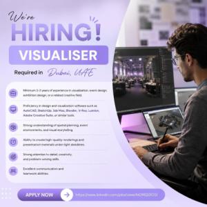 Visualiser Required in Dubai