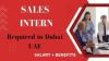 Sales Intern Required in Dubai