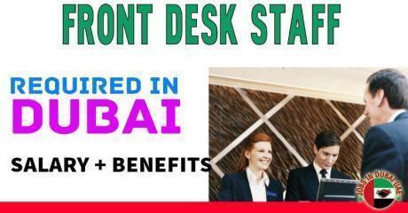 Front Desk Staff Required in Dubai