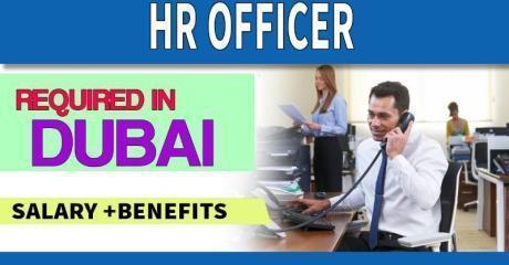HR Officer Required in Dubai