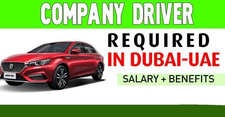 Company Driver Required in Dubai