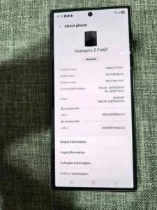 Samsung Z Fold 7