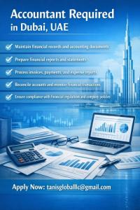 Accountant Required in Dubai
