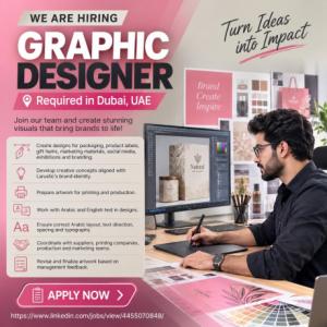 Graphic Designer Required in Dubai