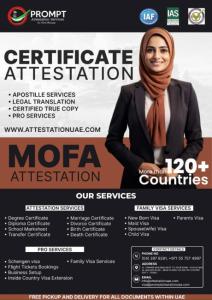 Attestation Services in Dubai
