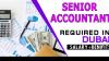 Senior Accountant Required in Dubai