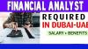 Financial Analyst Required in Dubai