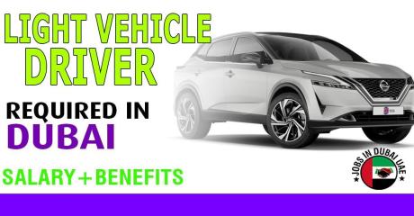 Light vehicle Driver Required in Dubai