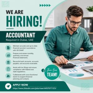 Accountant Required in Dubai