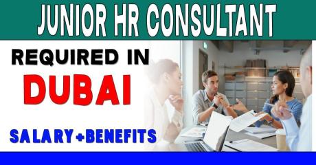 Junior HR Consultant Required in Dubai