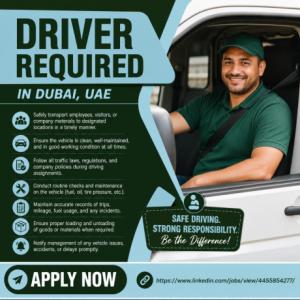 Driver Required in Dubai