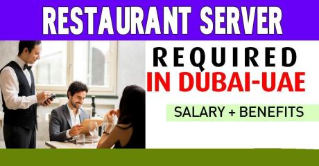 Restaurant Server Required in Dubai
