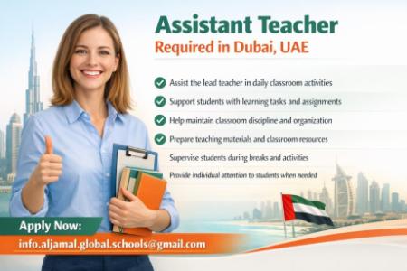 Assistant Teacher Required in Dubai