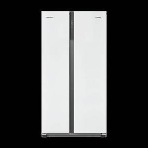 Spacious Storage: Lloyd 521L Side-by-Side Fridge in White Steel