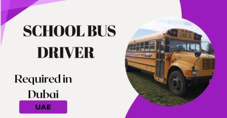 School Bus Driver Required in Dubai