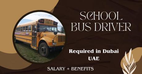 School Bus Driver Required in Dubai