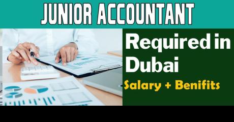 Junior Accountant Required in Dubai