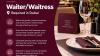 Waiter/Waitress Required in Dubai
