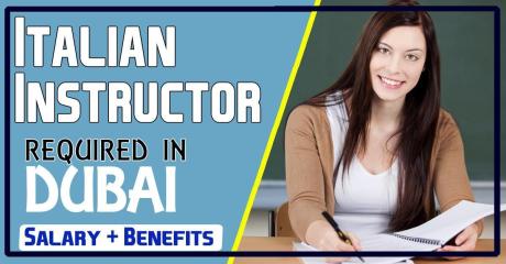 Italian Instructor Required in Dubai