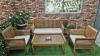 Acacia wood garden set