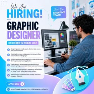 Graphic Designer Required in Dubai