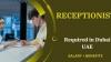 Receptionist Required in Dubai