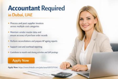 Accountant Required in Dubai