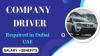 Company Driver Required in Dubai