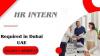 HR Intern Required in Dubai