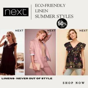 Next UAE Coupon Code For 50% Off Women's Linen Collection