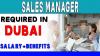 Sales Manager Required in Dubai