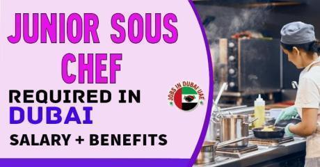 Junior Sous Chef Required in Dubai