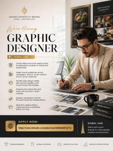 Graphic Designer Required in Dubai