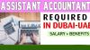 Assistant Accountant Required in Dubai