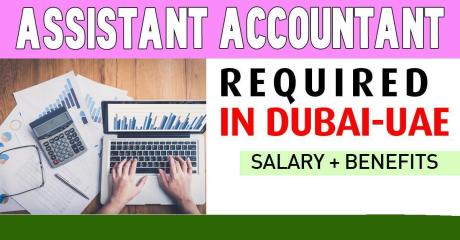 Assistant Accountant Required in Dubai